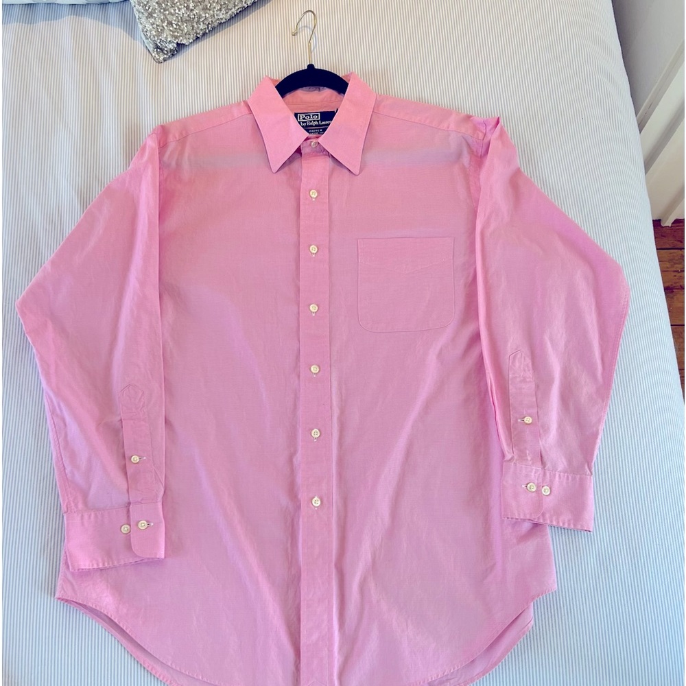POLO RALPH LAUREN Men’s Andrew Classic Fit Button Down, Excellent Condition